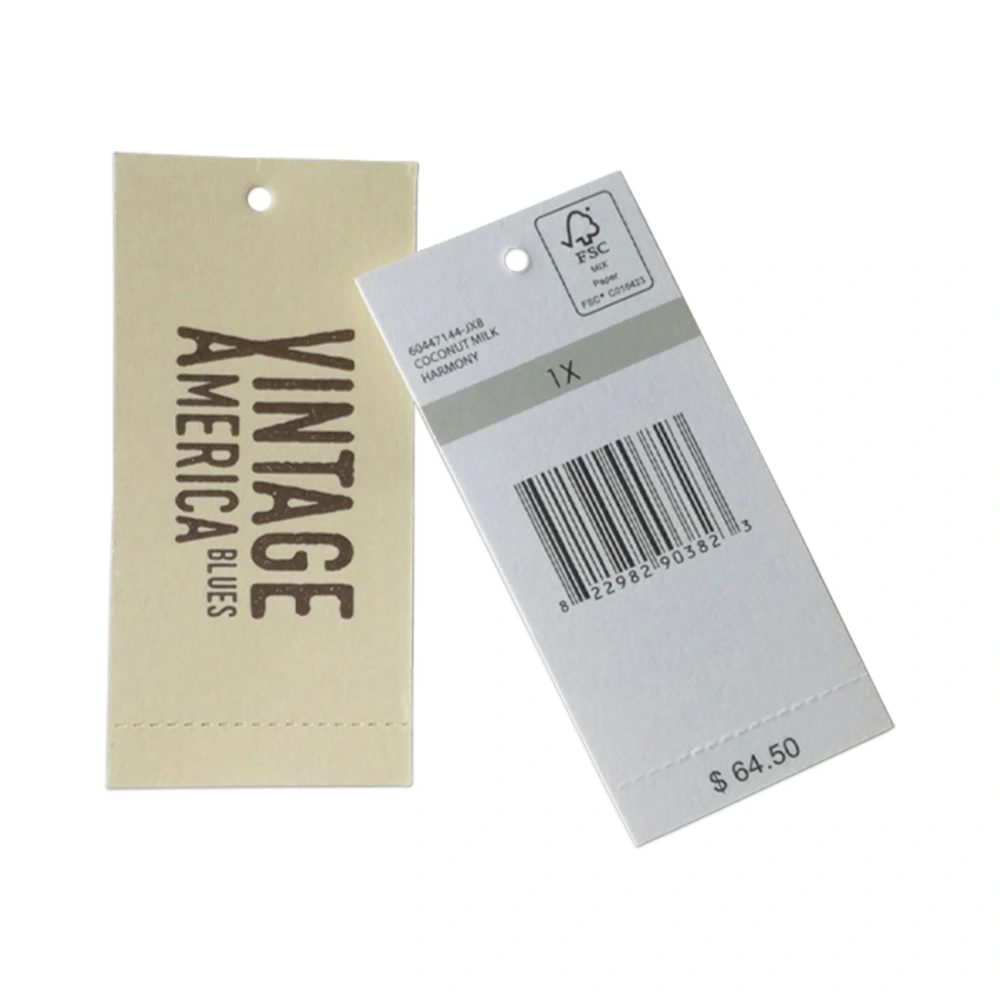 500-Pack Price Tags with String Attached Labeling: White Marking Tag Small  Price