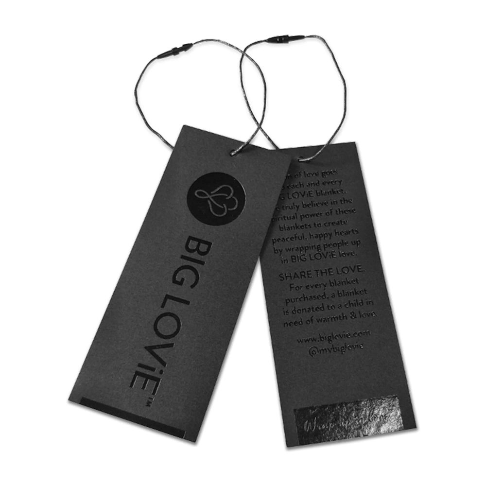 Matte Laminated Hang Tags, Matte Hang Tags Printing - Helixgram